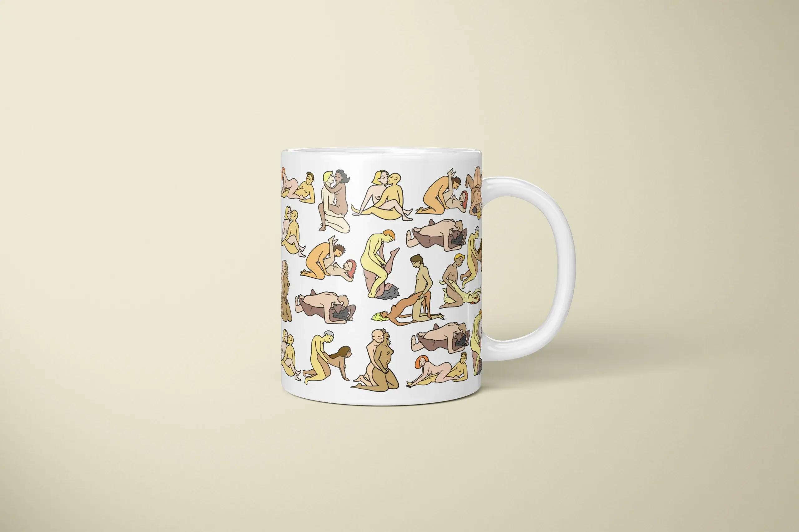 Couple Position Mug – Adults Only Gag Gift - primary mug mockup
