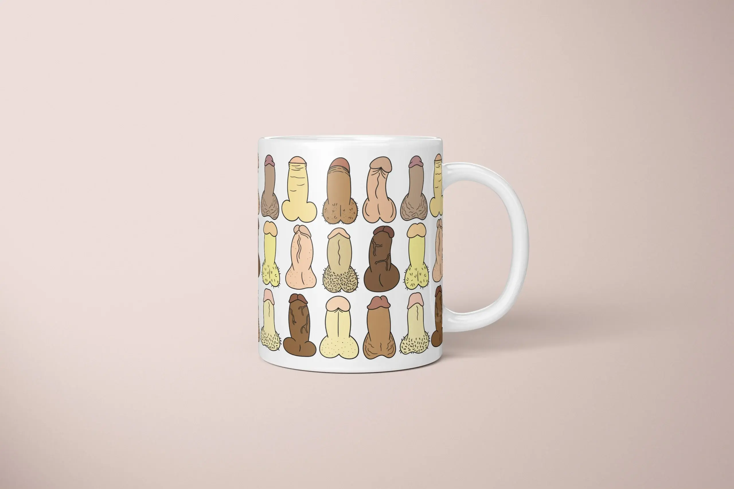 Mini Penis Mug – Tiny Cheeky Anatomy Gift - primary mug mockup