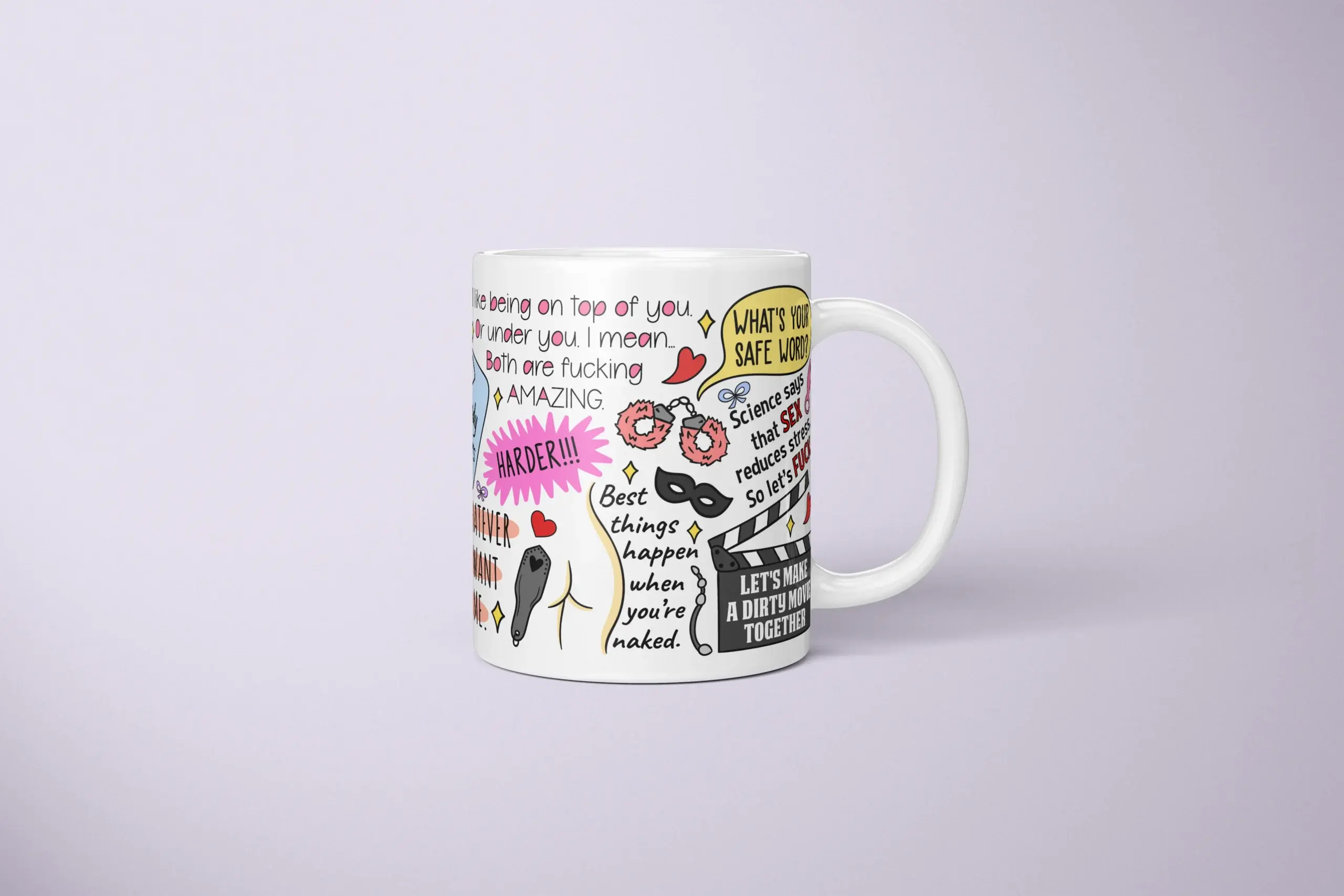 Dirty Couple Quotes Mug – Adults Only Gift - primary mug mockup