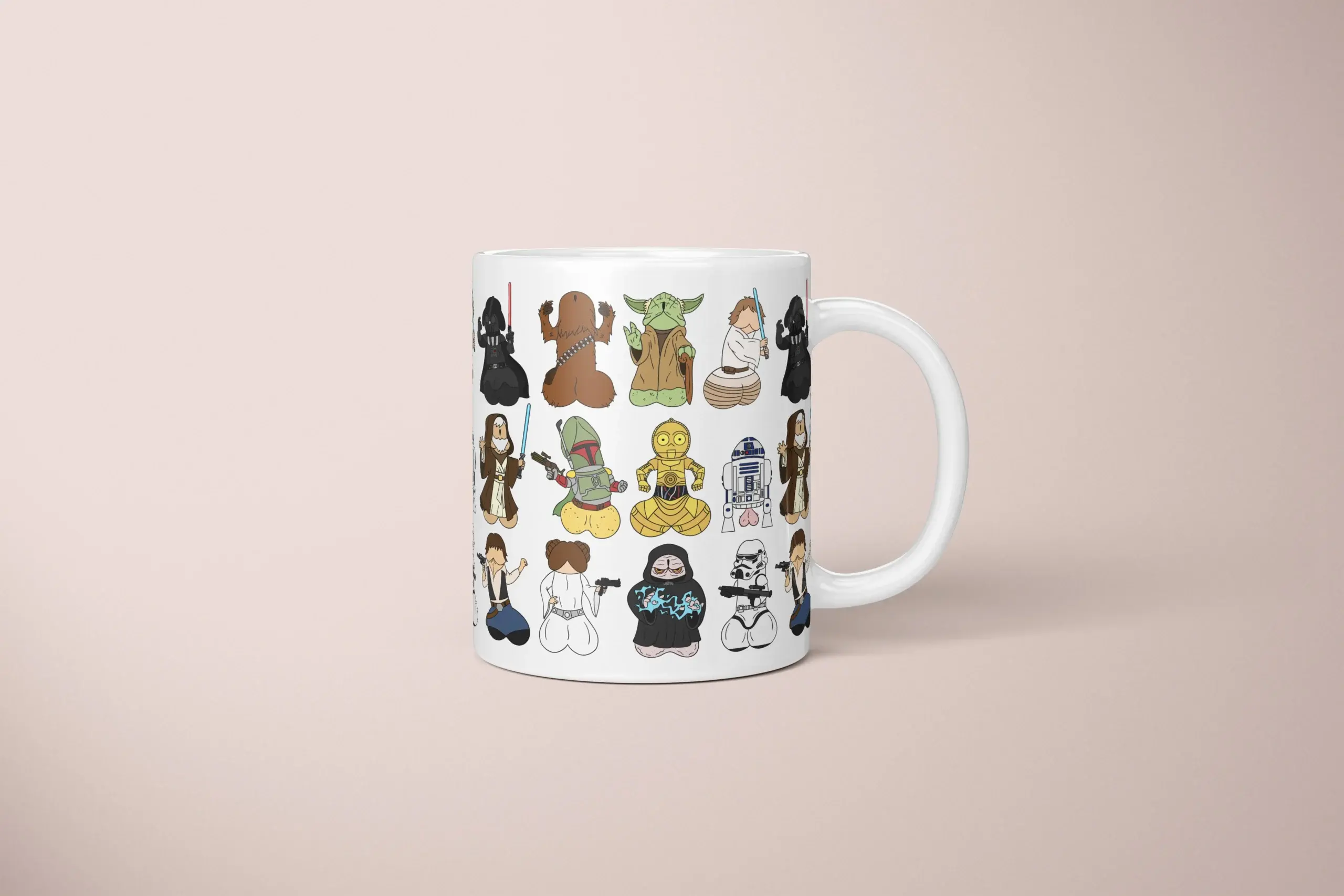 Space Wizard Penis Mug – Sci-Fi Parody Gift - primary mug mockup