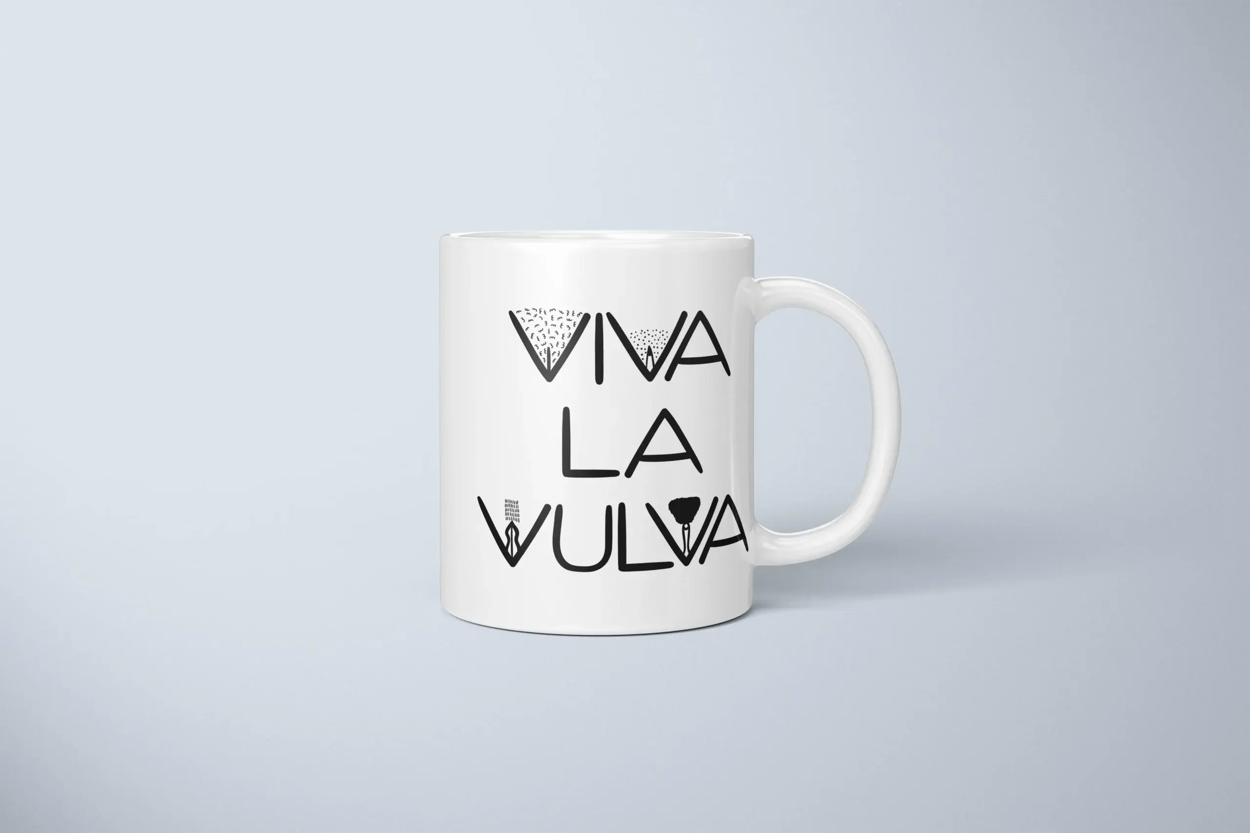 Viva La Vulva Mug – Body Positive Gift - primary mug mockup
