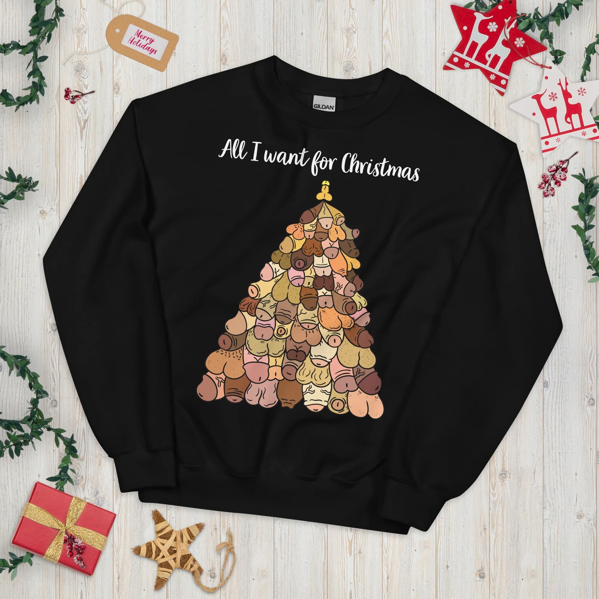Personalized Ugly Christmas Sweater: Anatomy Christmas Tree