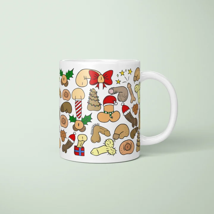 Christmas Penis Mug – Naughty Secret Santa Gift - primary mug mockup