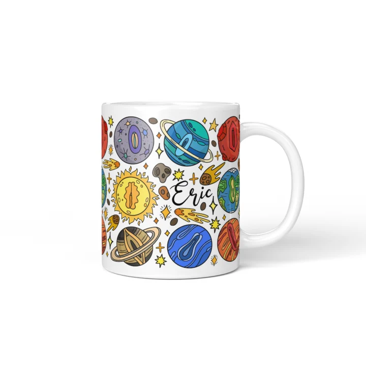 Cosmic Vagina Mug - Funny Space Lover Gift - Personalized 11 oz White mug mockup