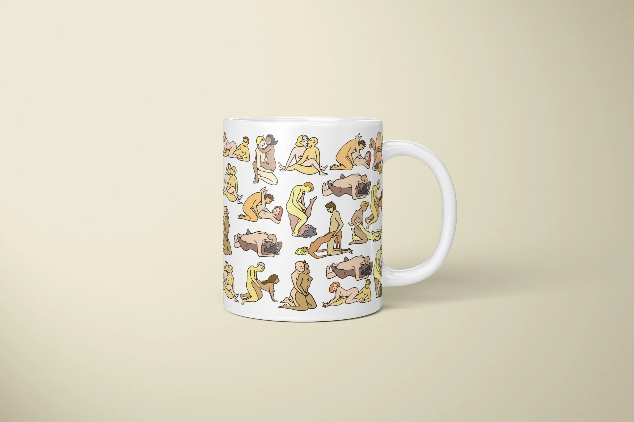 Couple Position Mug – Adults Only Gag Gift - primary mug mockup