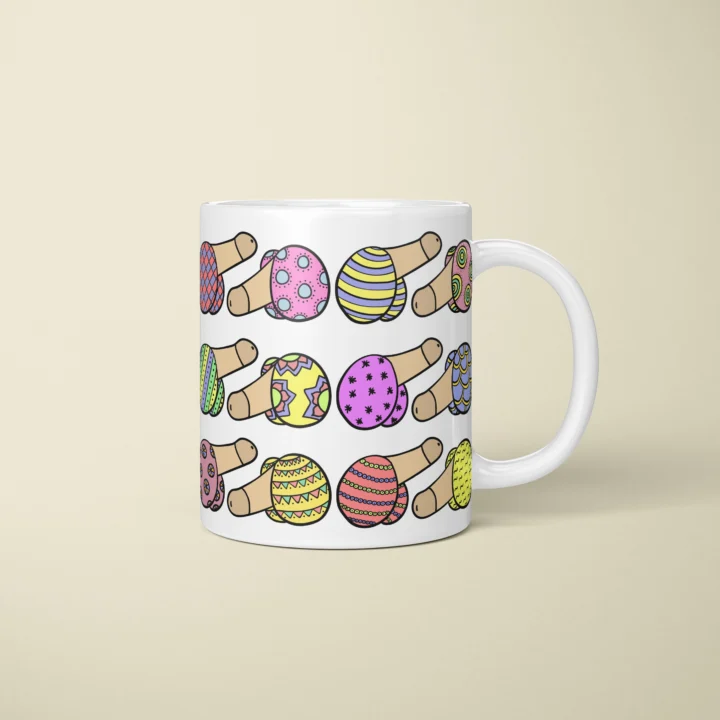 Easter Penis Mug – Rude Spring Basket Gift - primary mug mockup