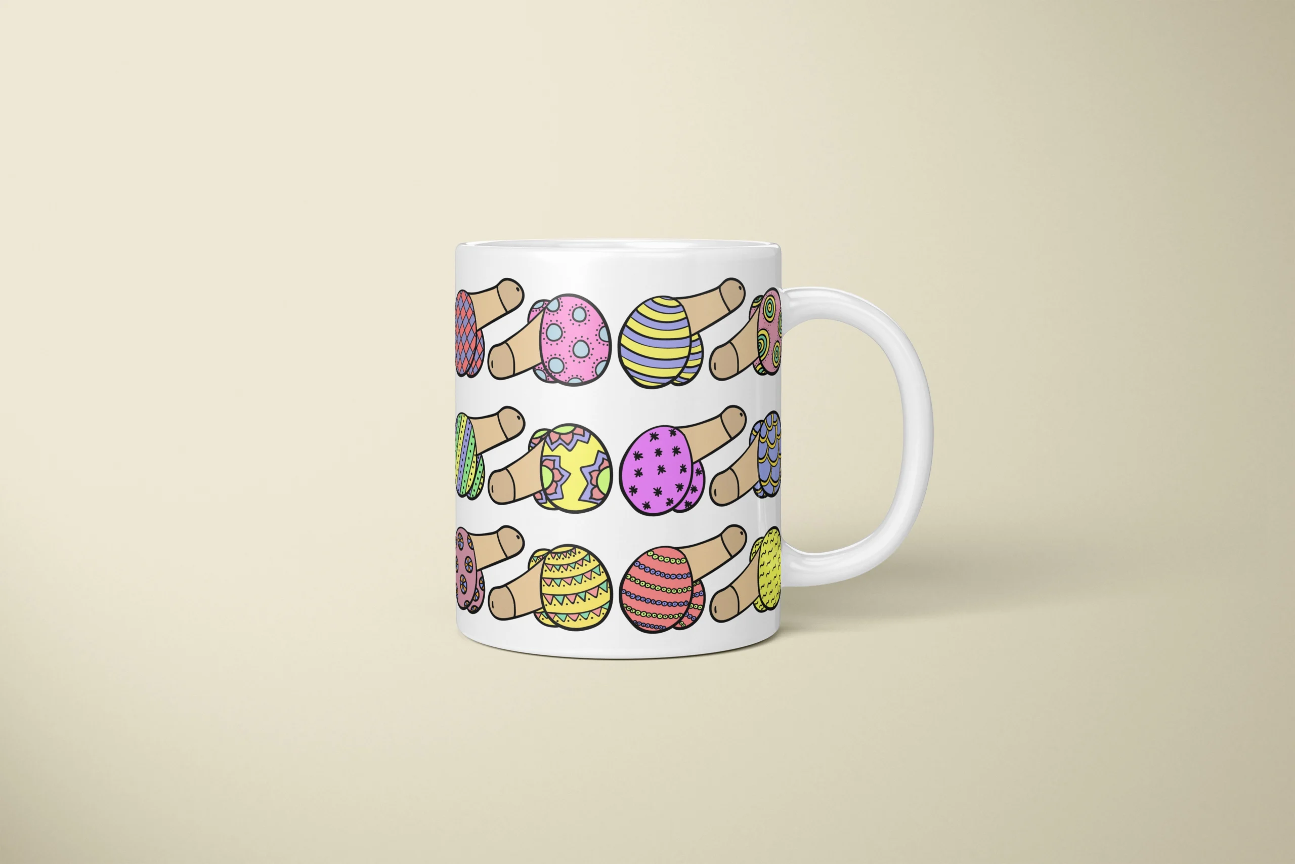 Easter Penis Mug – Rude Spring Basket Gift - primary mug mockup