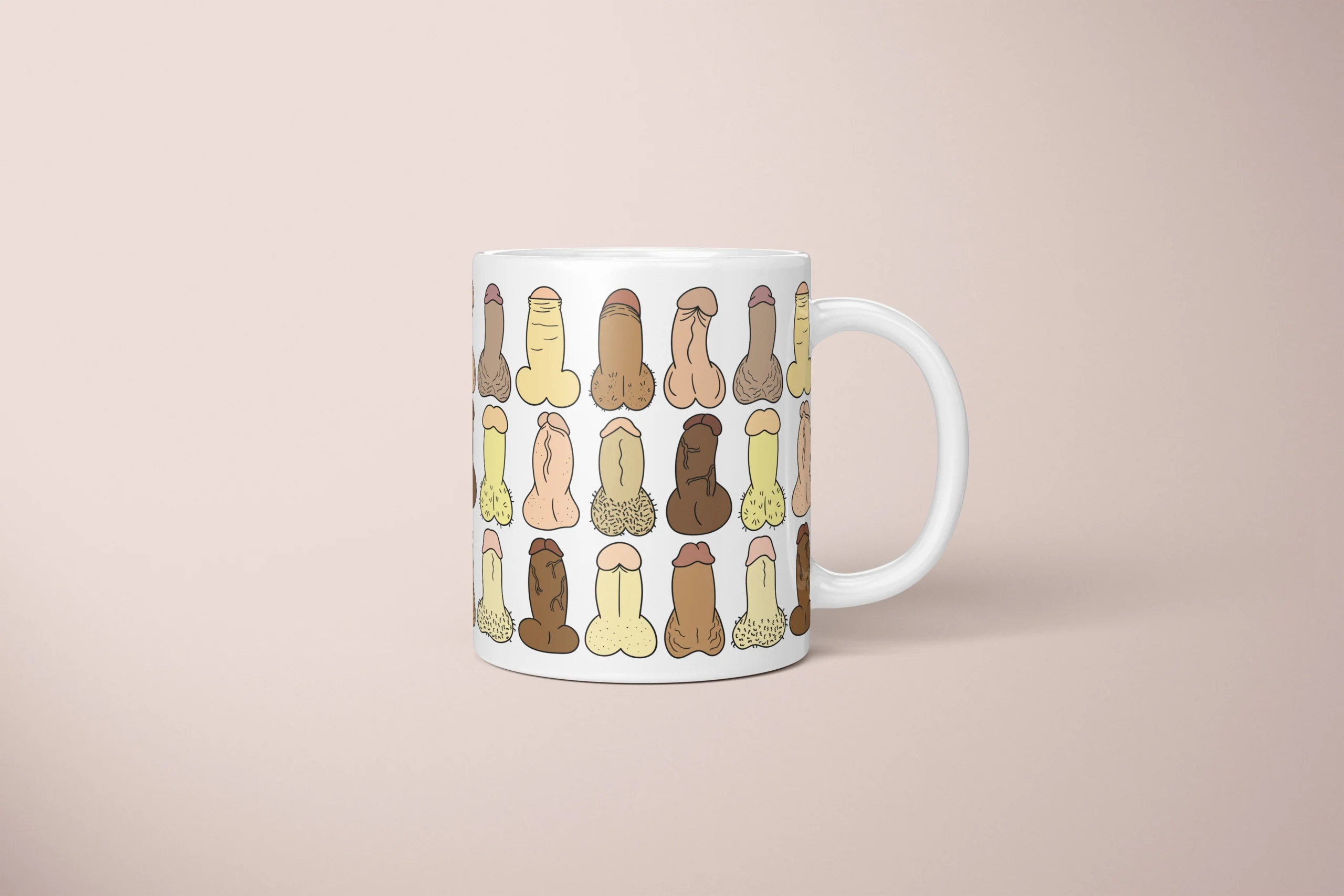 Mini Penis Mug – Tiny Cheeky Anatomy Gift - primary mug mockup
