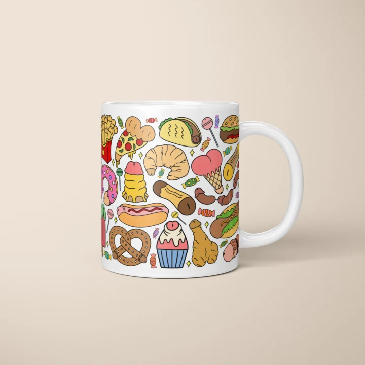 Snack Penis Mug – Rude Food Lover Gift - primary mug mockup