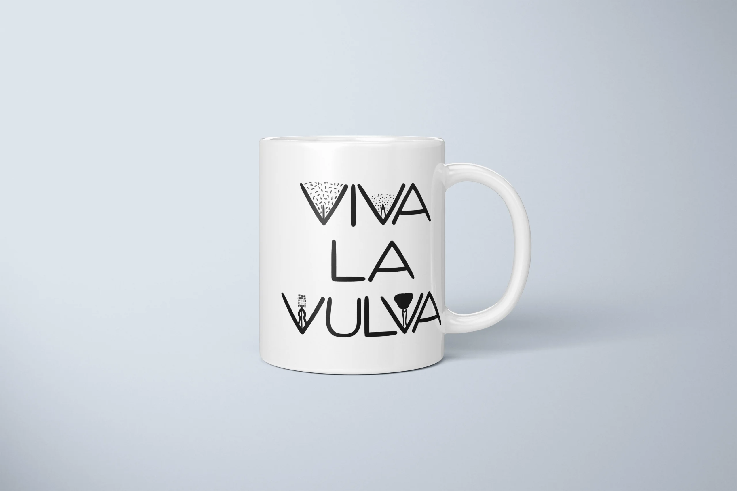 Viva La Vulva Mug – Body Positive Gift - primary mug mockup